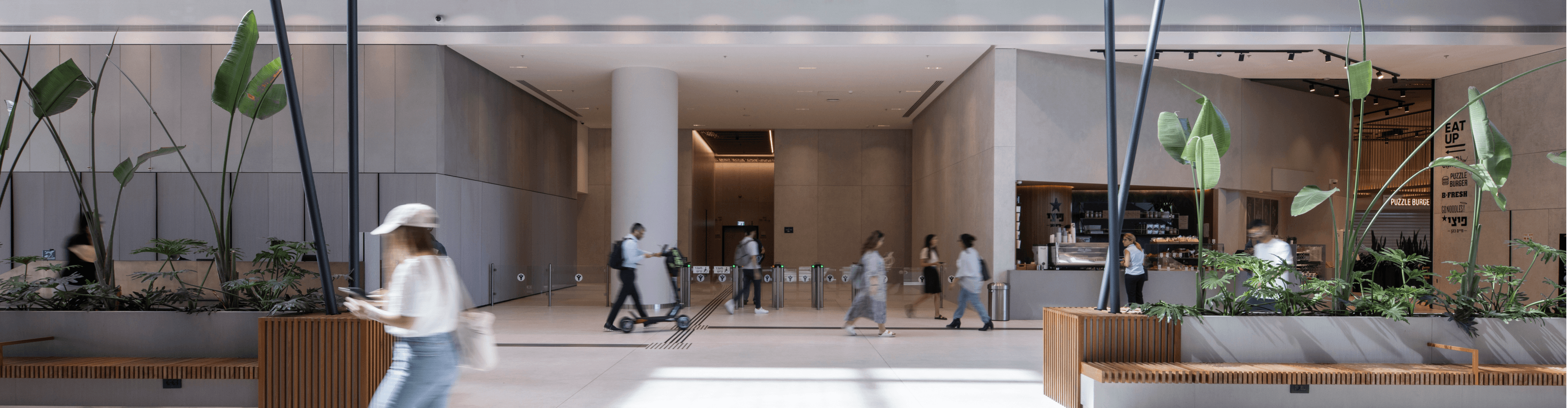 חלל ציבורי במגדל Public Space in a Tower